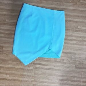 Bebe Mint Green Skirt with Zipper